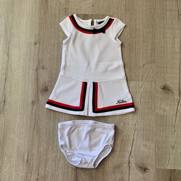 NAUTICA Kids | White | SHORT SLEEVE FASHION DRESS - Picture 3 of 3
